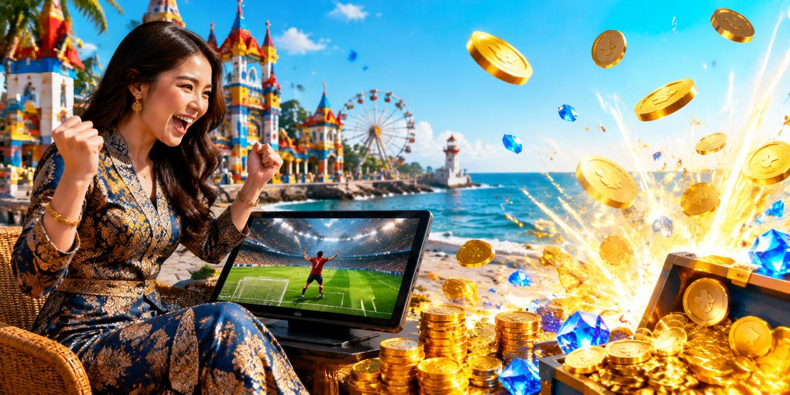 Pemain pertaruhan sukan Malaysia dengan motif batik menyemak odds perlawanan terkini