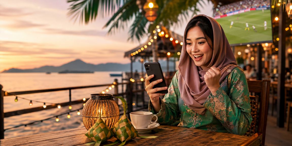 Pengguna di Sabah log masuk ke platform kasino mudah alih ss1 semasa perayaan